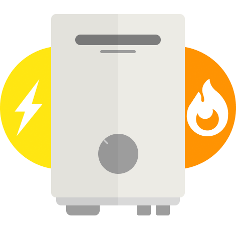 ハイブリッド式給湯器